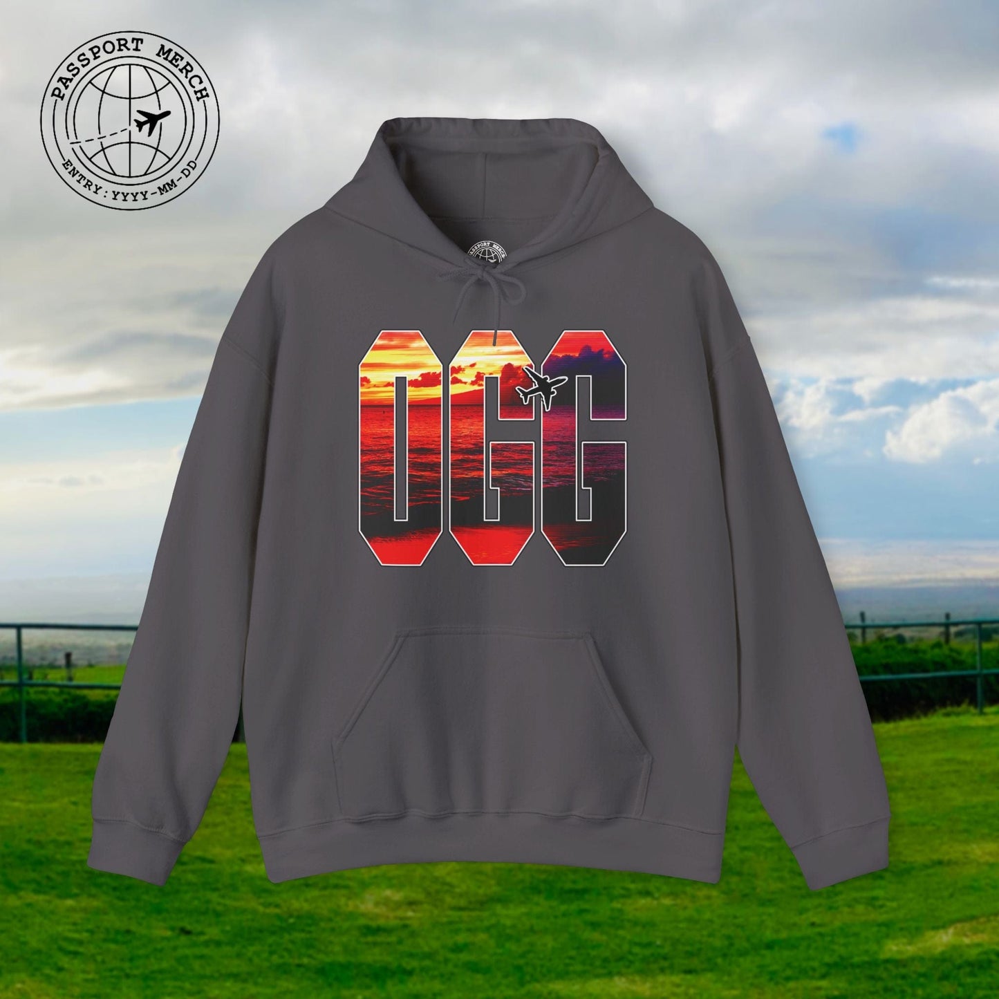 Airport Window Kahului Maui Hawaii OGG Hoodie