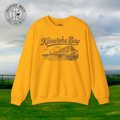 Kaneohe Bay Vintage Monochrome, Hawaii Crewneck