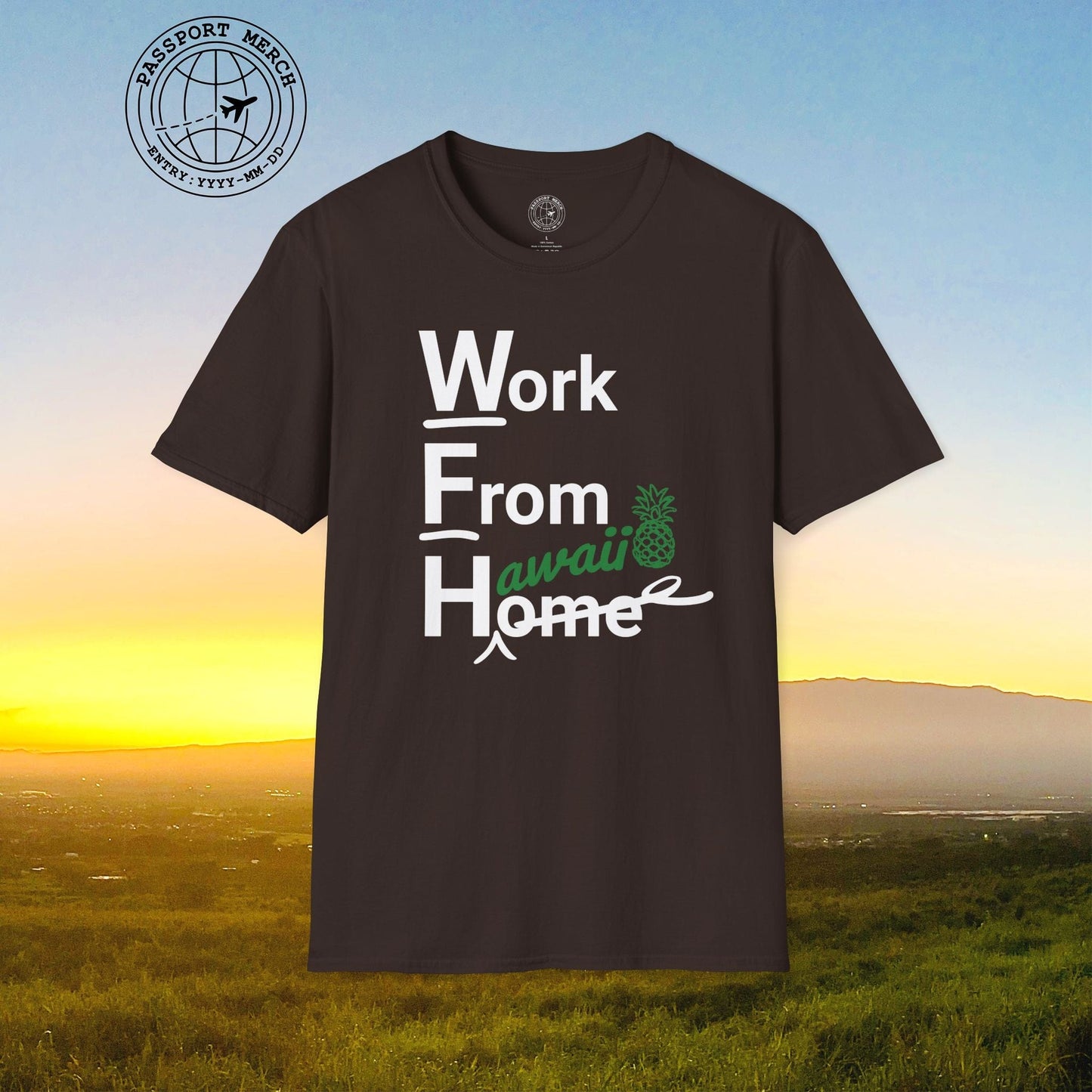 WFH, Work From Hawaii T-Shirt