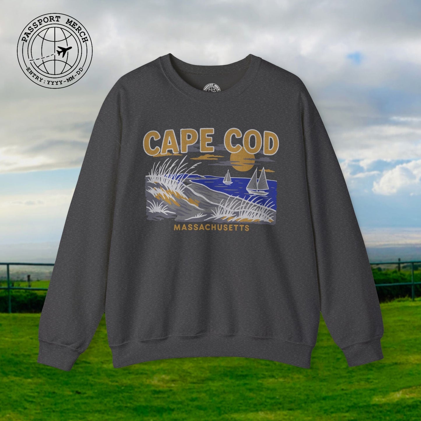 Cape Cod, Massachusetts - 80's Vintage Crewneck