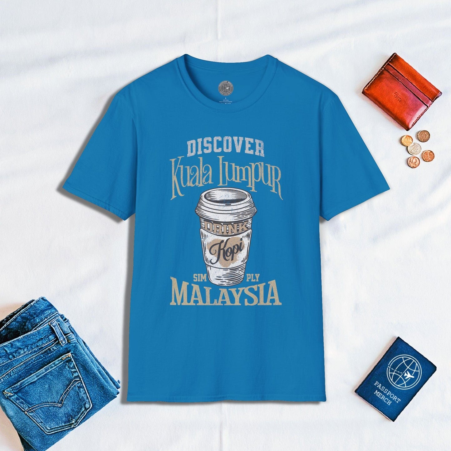 Discover Kuala Lumpur, Drink Kopi Malaysia T-Shirt