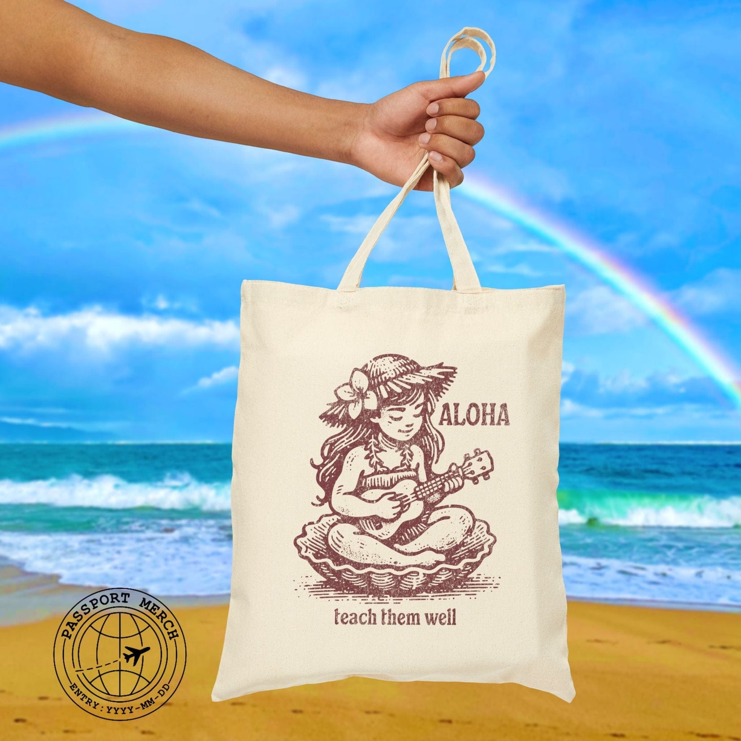 Aloha, Teach Them Well, Hawaii Tote Bag