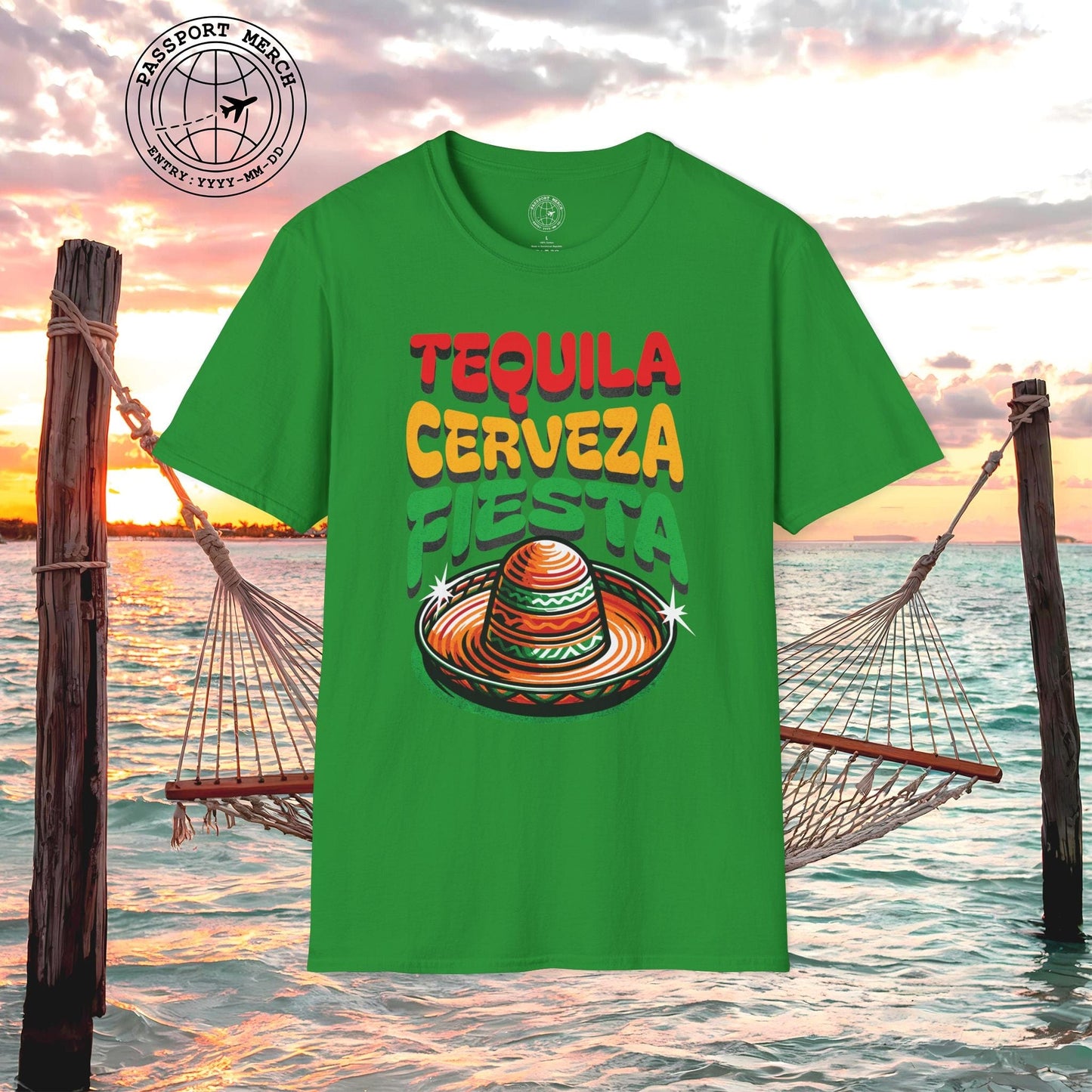 Tequila Cerveza Fiesta Mexico T-Shirt