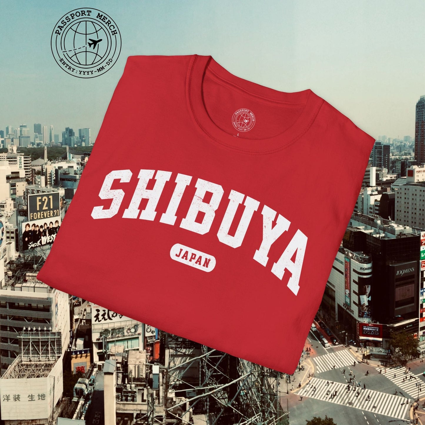 Classic Athletic (Bucket List Edition), Shibuya, Japan T-Shirt