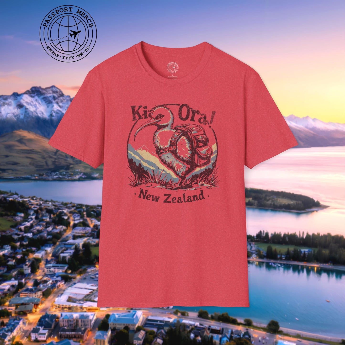 Kia Ora Kiwi, New Zealand T-Shirt