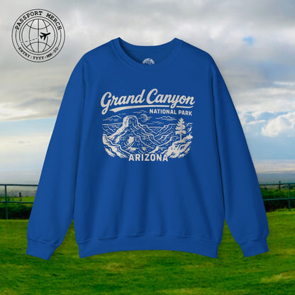 Grand Canyon National Park Vintage Monochrome, Arizona Crewneck