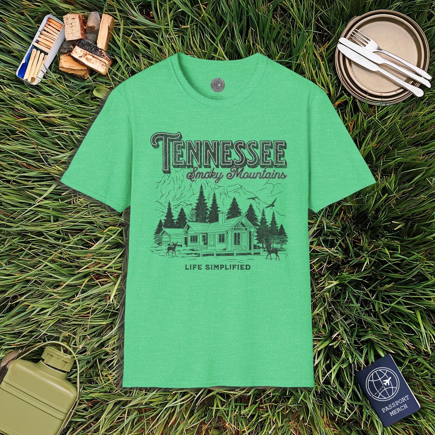 Life Simplified, Smoky Mountains Tennessee T-Shirt