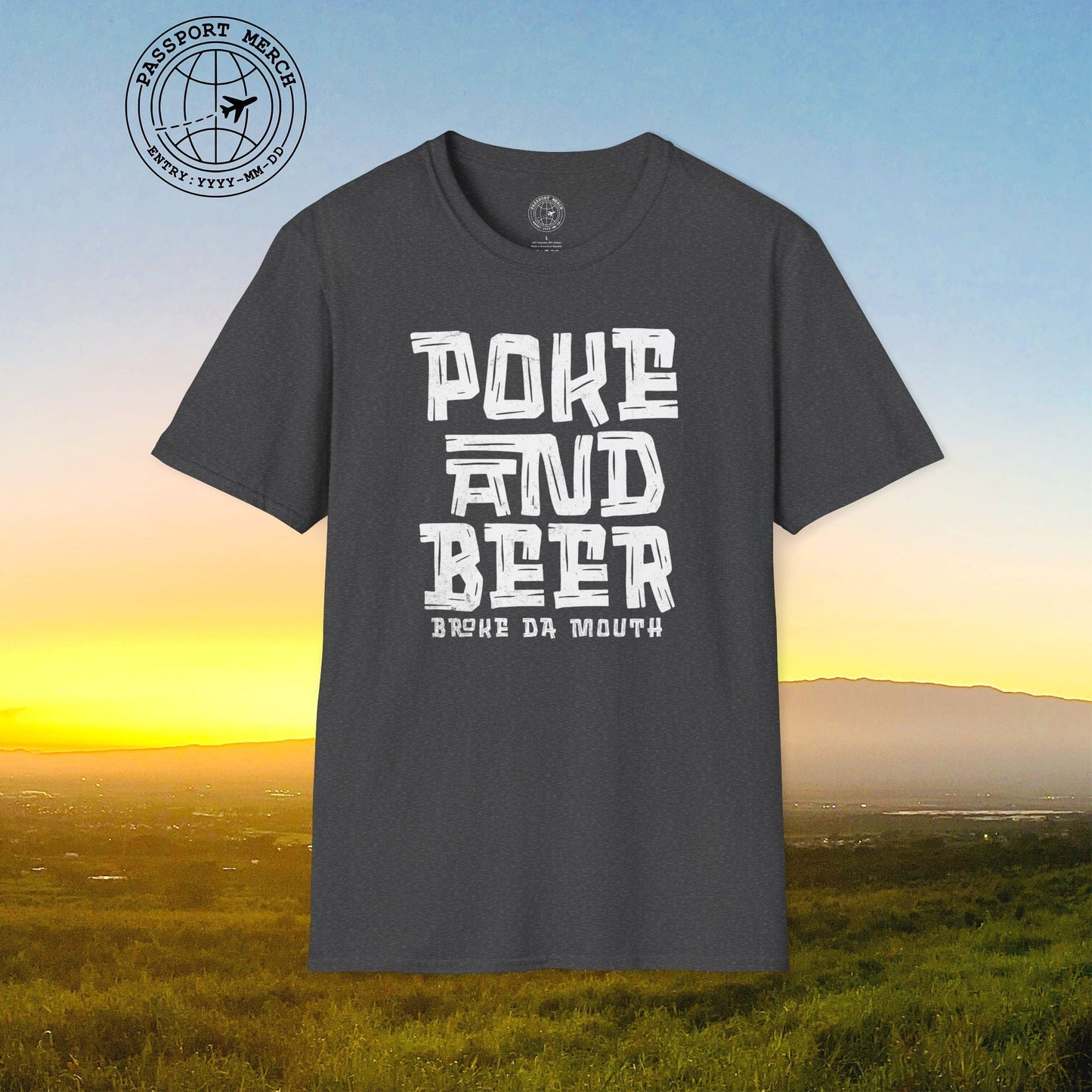 Poke and Beer, Hawaii T-Shirt
