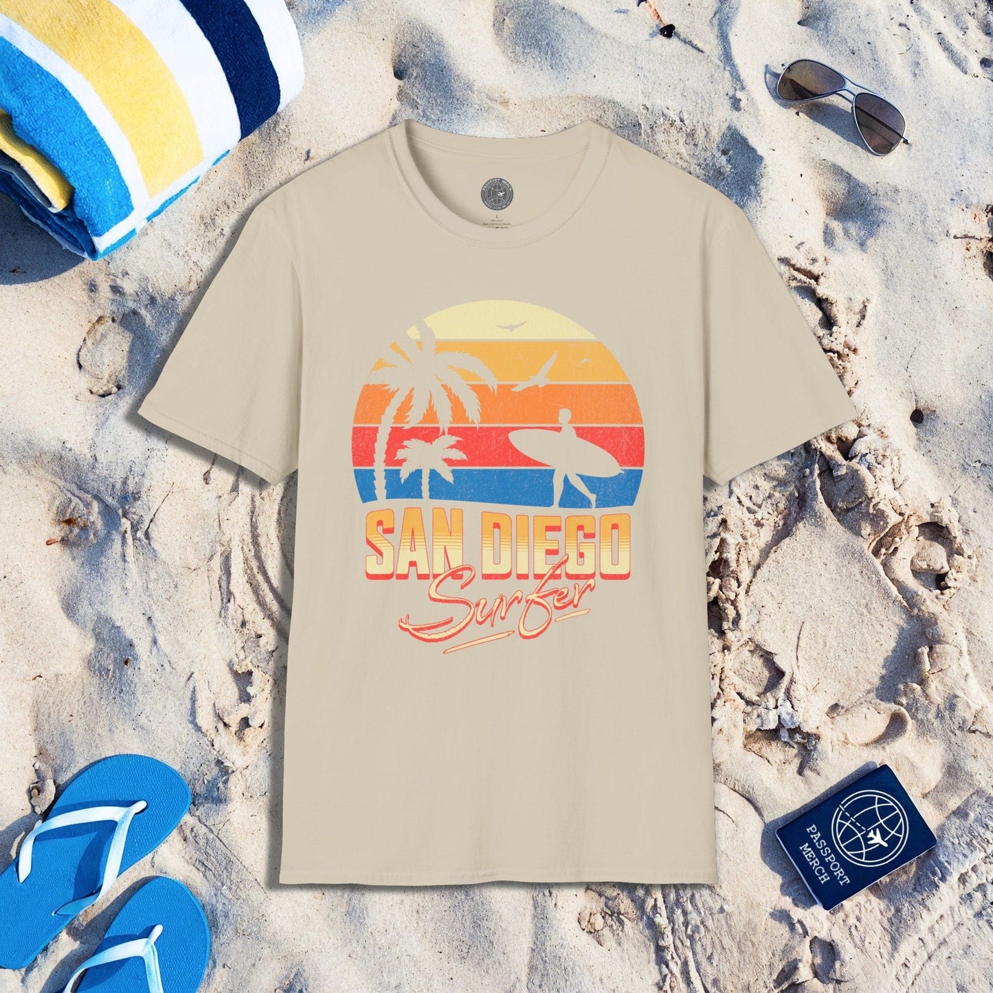 San Diego Surfer California T-Shirt