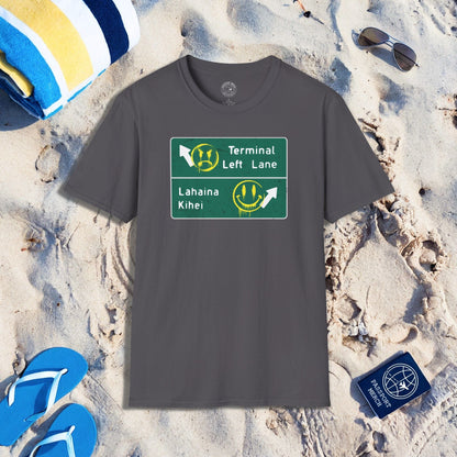 Signs of Wanderlust, 2 Faces of OGG, Maui, Hawaii T-Shirt