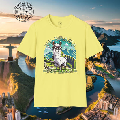 No Drama Just Llama Machu Picchu Peru T-Shirt