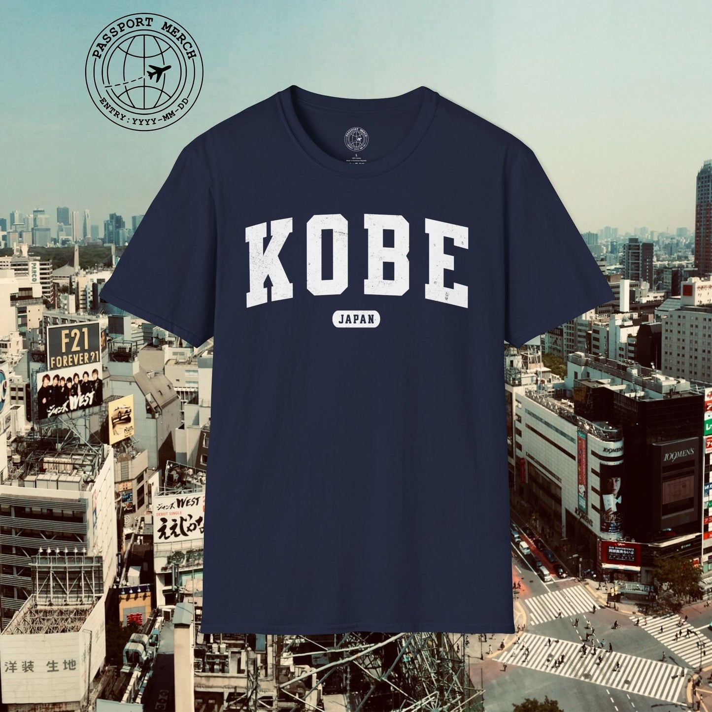 Classic Athletic (Bucket List Edition), Kobe, Japan T-Shirt