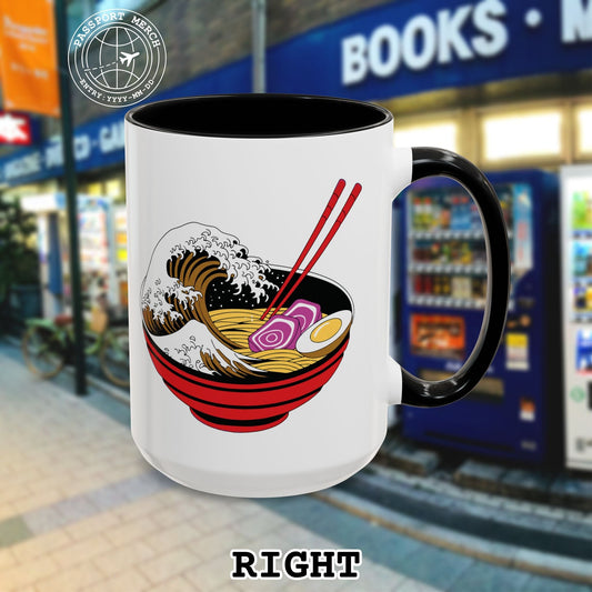 Eating Ramen in Japan Be Like 15oz Mug
