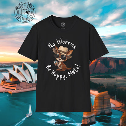 No Worries, Be Hoppy, Mate! Australia T-Shirt
