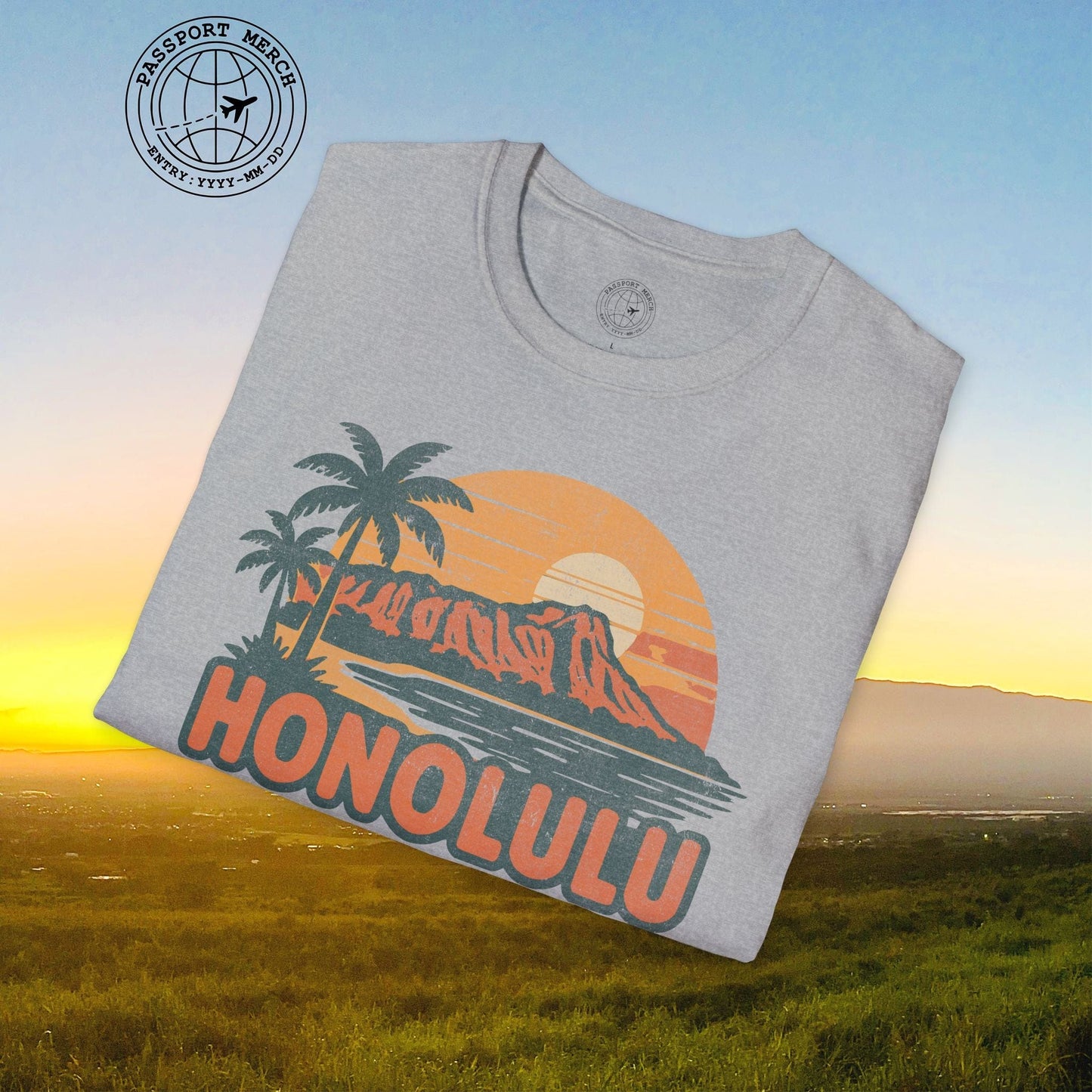 Honolulu, Oahu, Hawaii - 80's Vintage T-Shirt