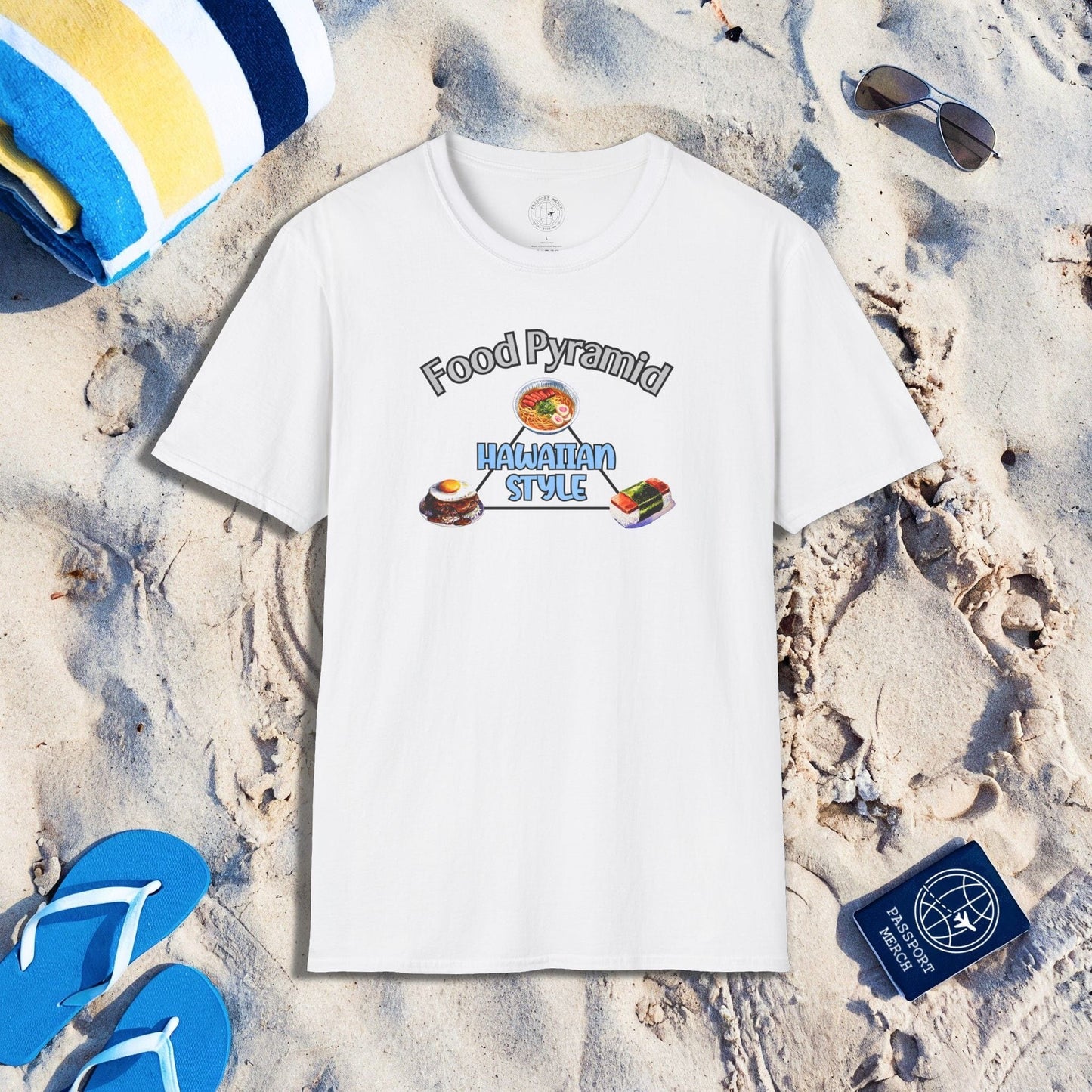 Food Pyramid Hawaiian Style T-Shirt