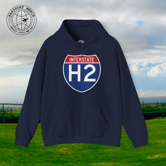 Signs of Wanderlust, Interstate H2, Hawaii Hoodie