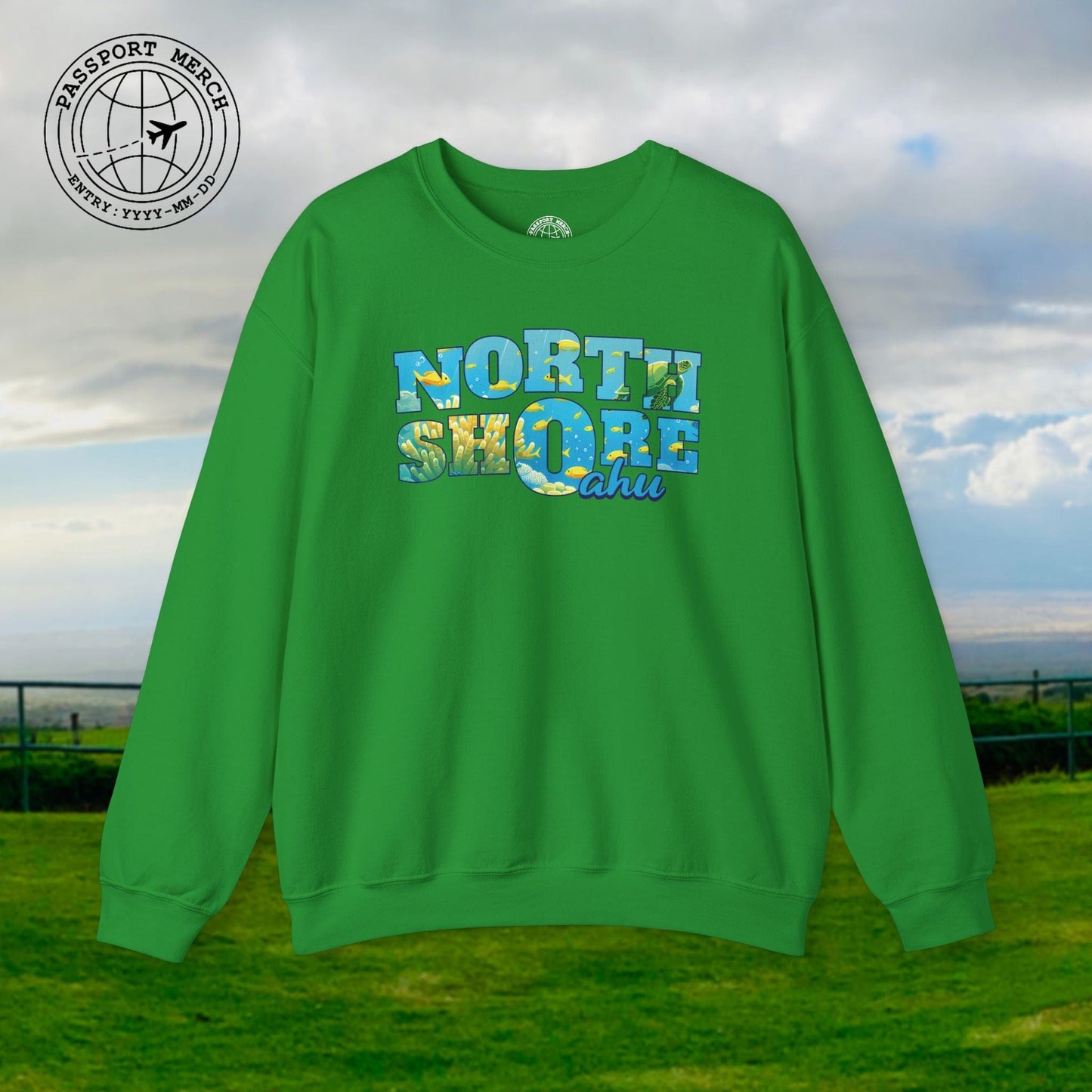 Underwater Dreams, North Shore Oahu, Hawaii Crewneck
