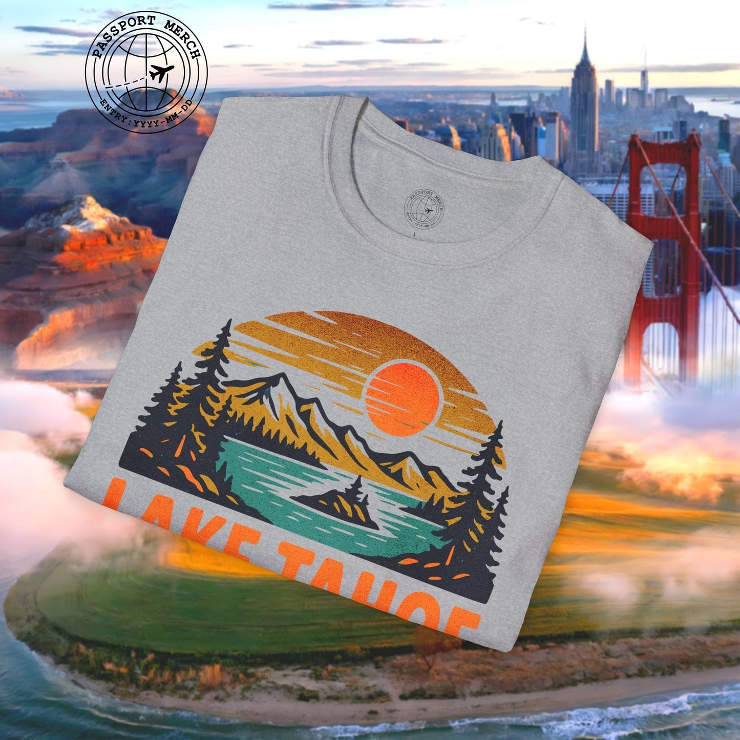 Lake Tahoe, California - 80's Vintage T-Shirt