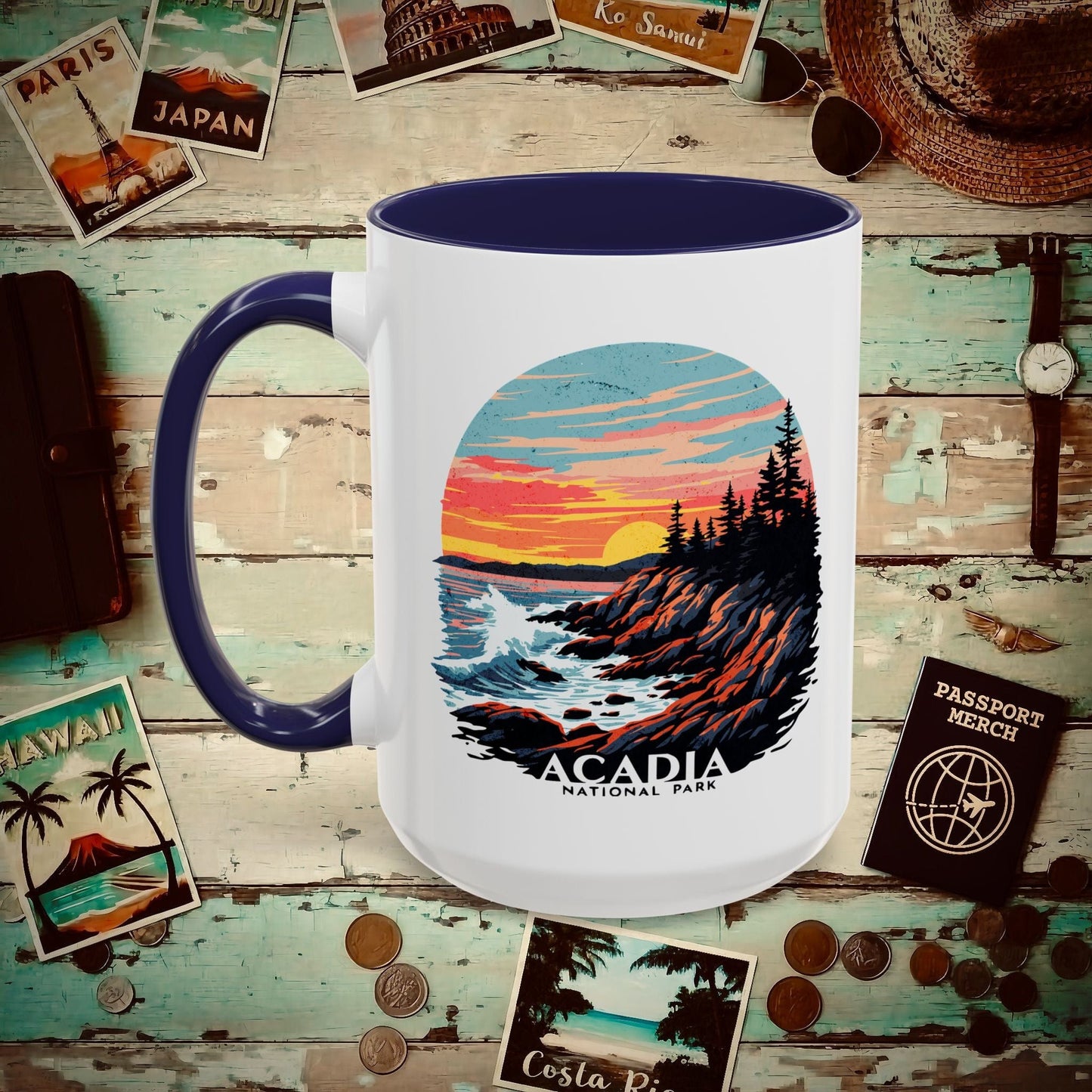 Acadia National Park, Maine 15oz Mug Navy / 15oz