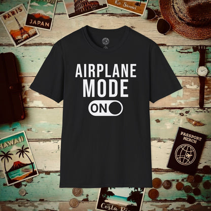 Airplane Mode, On T-Shirt Black / S