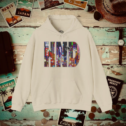 Airport Window Haneda Tokyo Japan HND Hoodie Sand / S