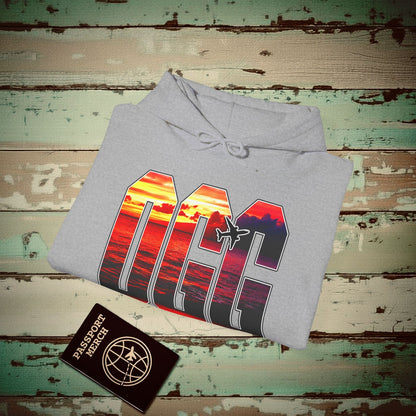 Airport Window Kahului Maui Hawaii OGG Hoodie Sport Grey / S