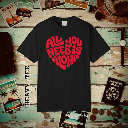 All You Need Is Aloha, Hawaii Heavy Tee Black / S
