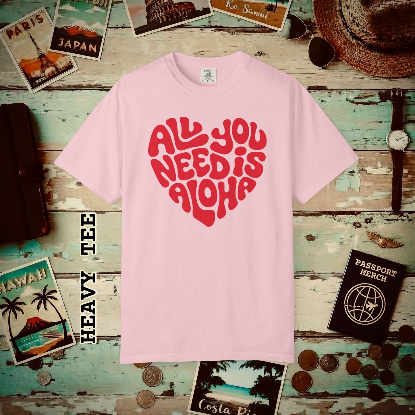 All You Need Is Aloha, Hawaii Heavy Tee Blossom / S