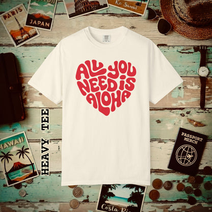 All You Need Is Aloha, Hawaii Heavy Tee Ivory / S