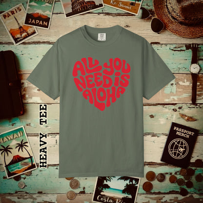 All You Need Is Aloha, Hawaii Heavy Tee Moss / S