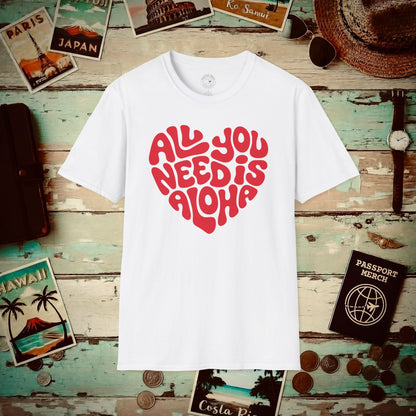All You Need Is Aloha, Hawaii T-Shirt White / S