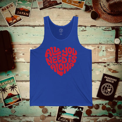 All You Need Is Aloha, Hawaii Tank Top True Royal / XS