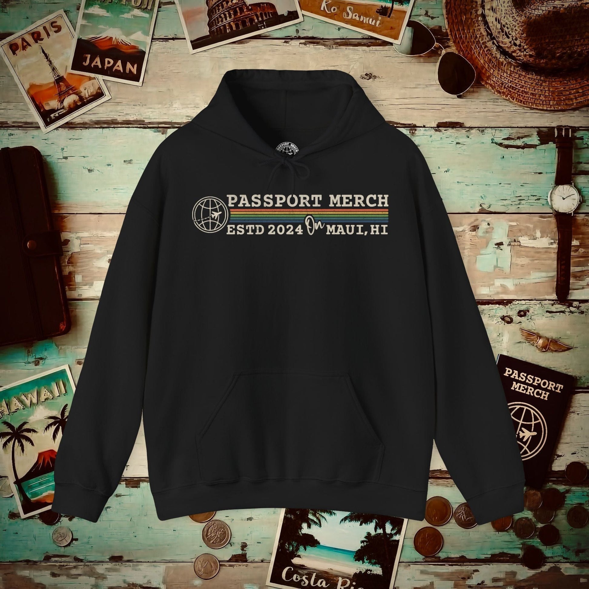 (Almost Free) 2025 Anniversary Celebration - Vintage Brand Swag! Hoodie Black / S
