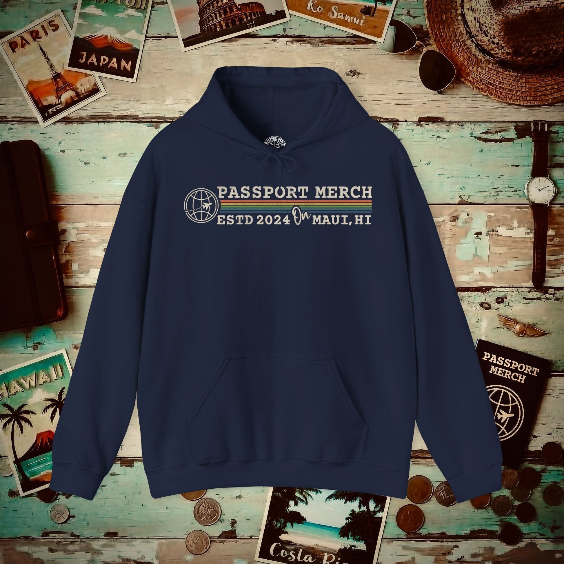 (Almost Free) 2025 Anniversary Celebration - Vintage Brand Swag! Hoodie Navy / S