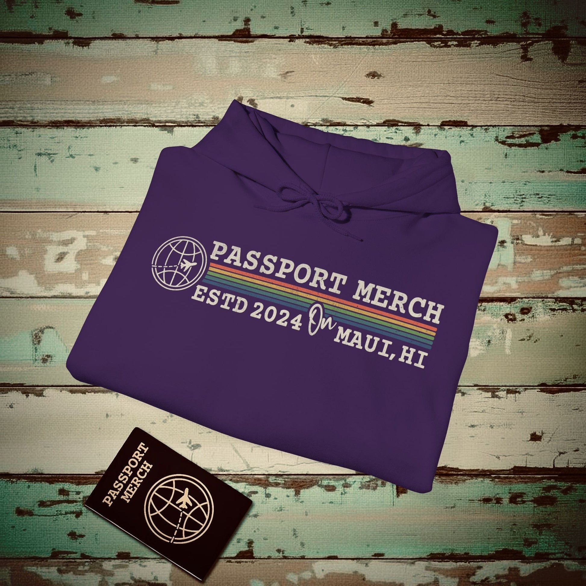 (Almost Free) 2025 Anniversary Celebration - Vintage Brand Swag! Hoodie Purple / S