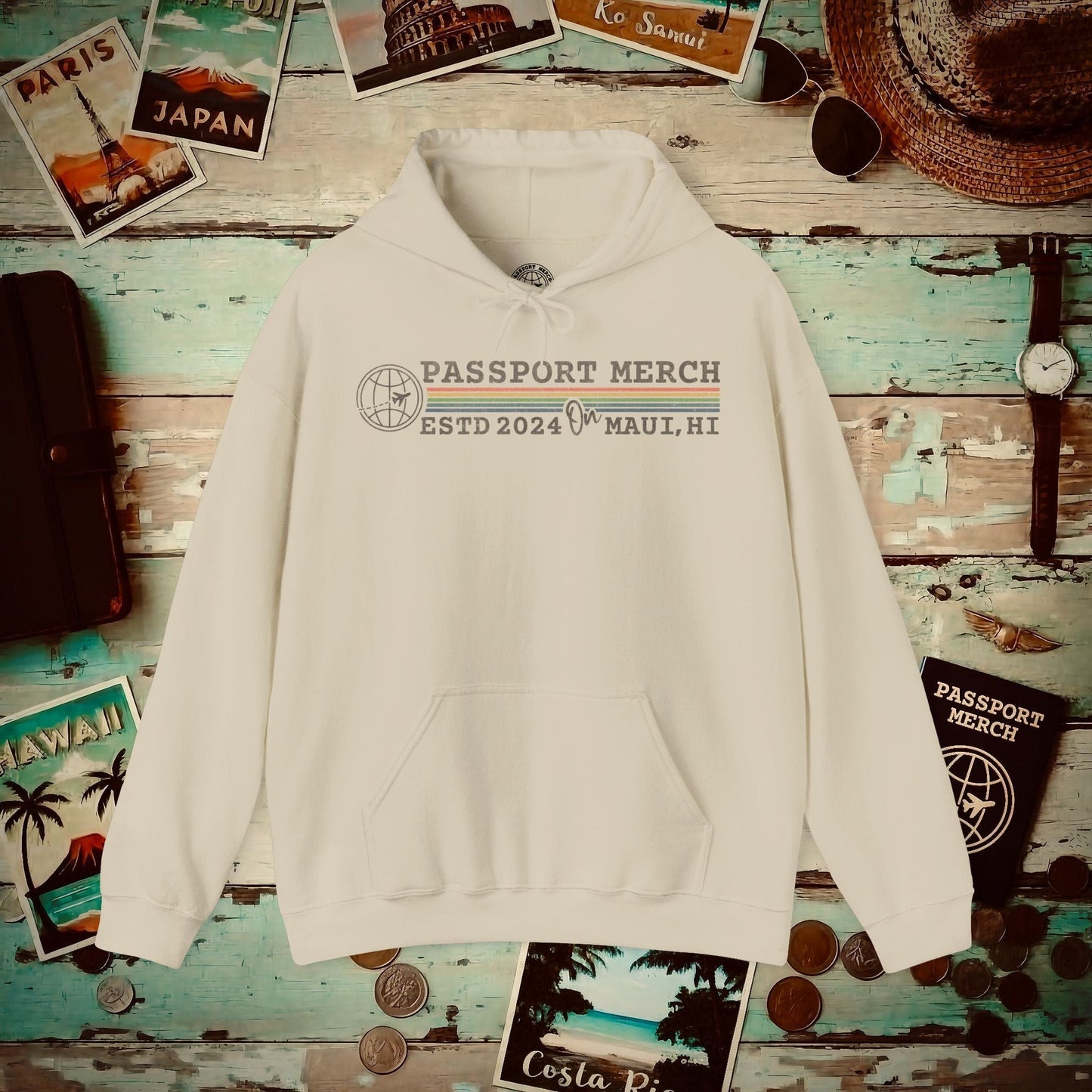 (Almost Free) 2025 Anniversary Celebration - Vintage Brand Swag! Hoodie Sand / S