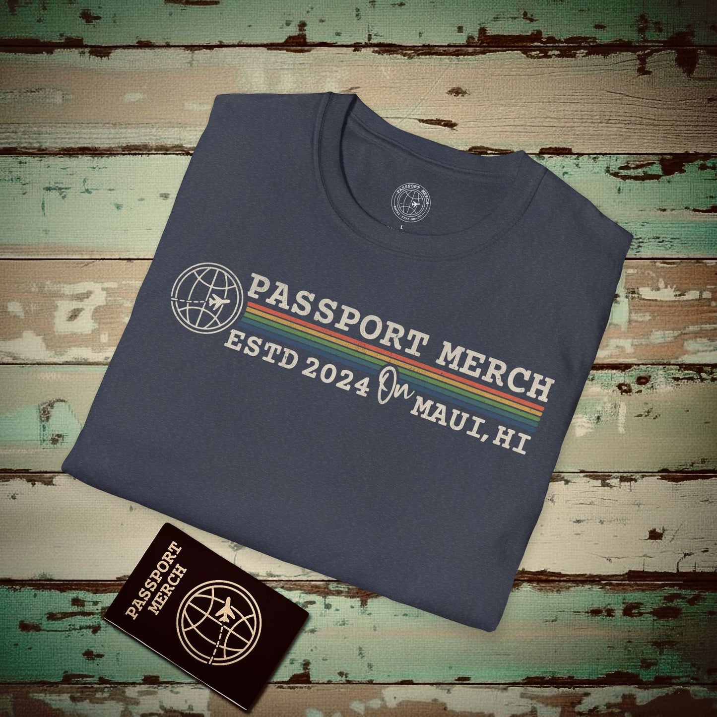 (Almost Free) 2025 Anniversary Celebration - Vintage Brand Swag! T-Shirt Heather Navy / S