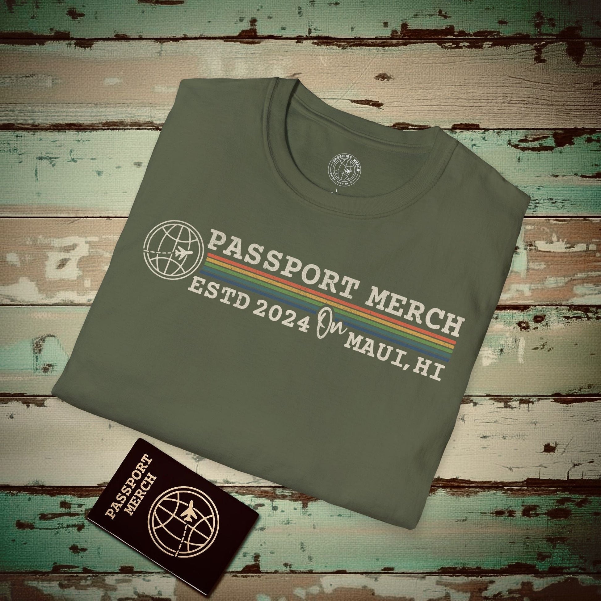 (Almost Free) 2025 Anniversary Celebration - Vintage Brand Swag! T-Shirt Military Green / S