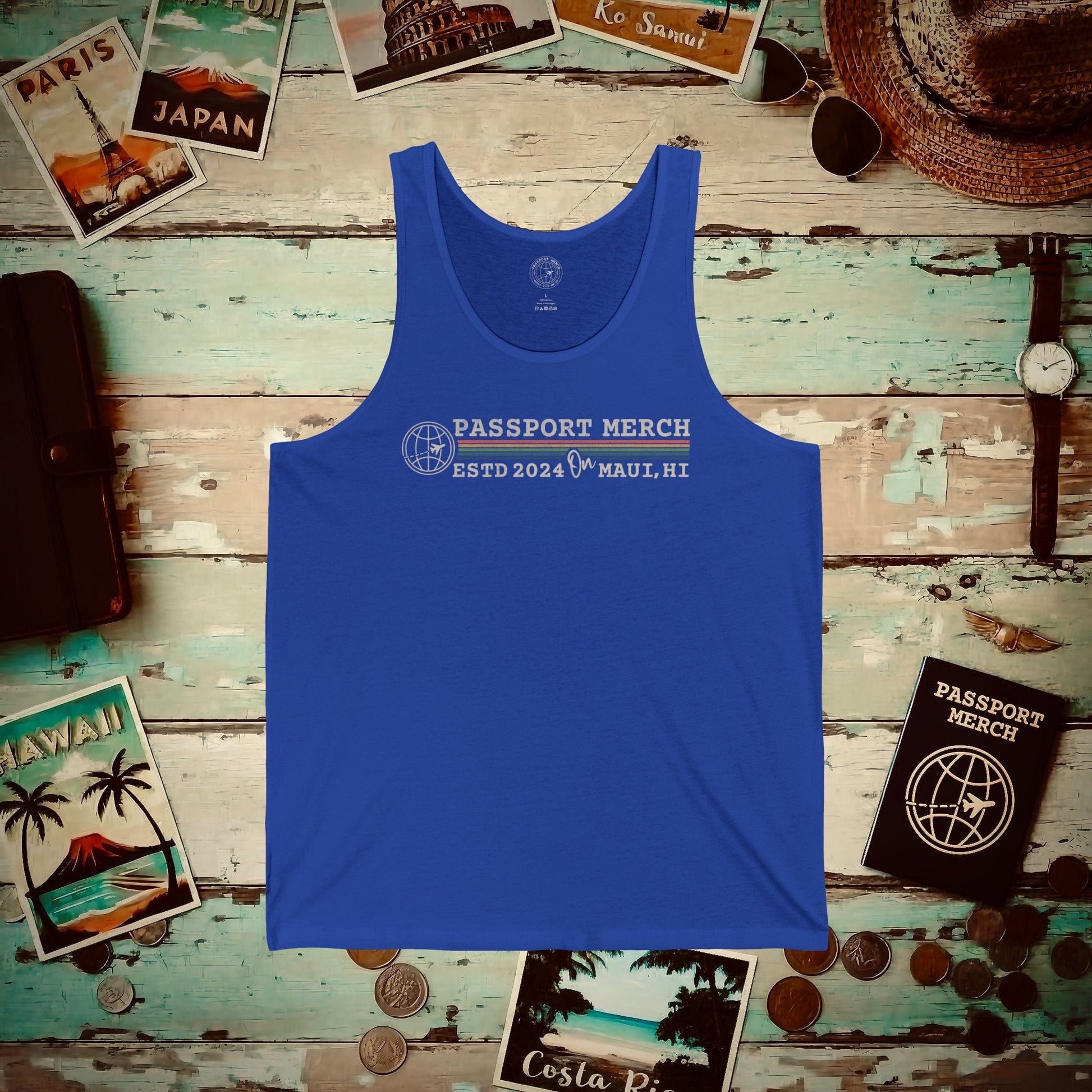 (Almost Free) 2025 Anniversary Celebration - Vintage Brand Swag! Tank Top True Royal / XS