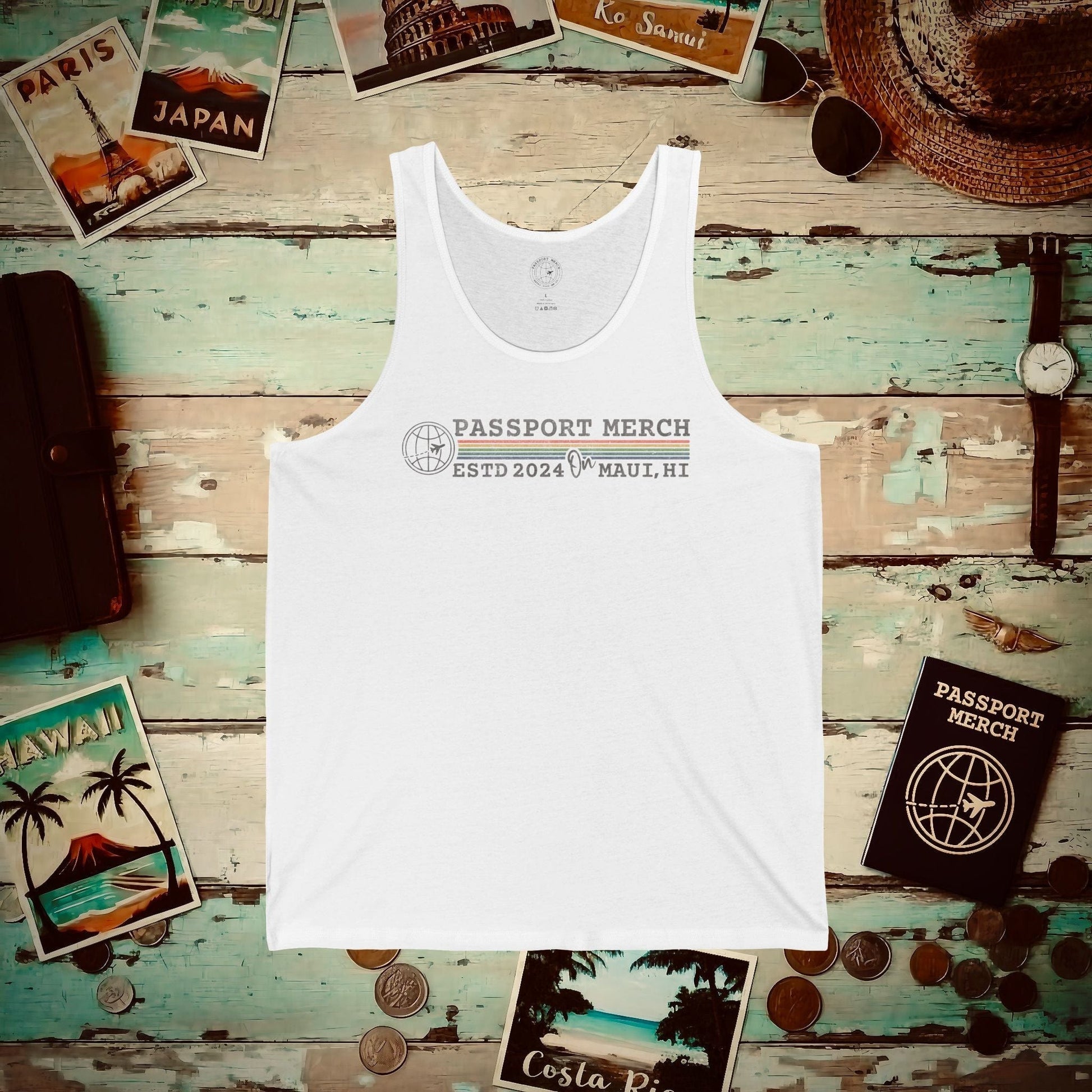 (Almost Free) 2025 Anniversary Celebration - Vintage Brand Swag! Tank Top White / XS