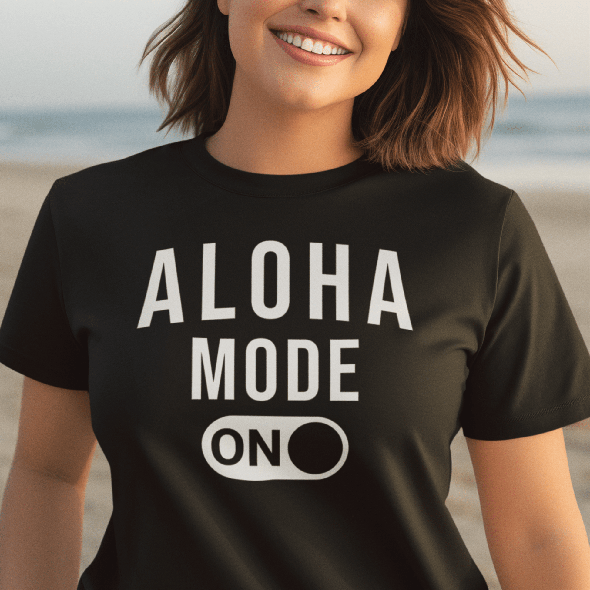 Aloha Mode ON, Hawaii T-Shirt Black / S