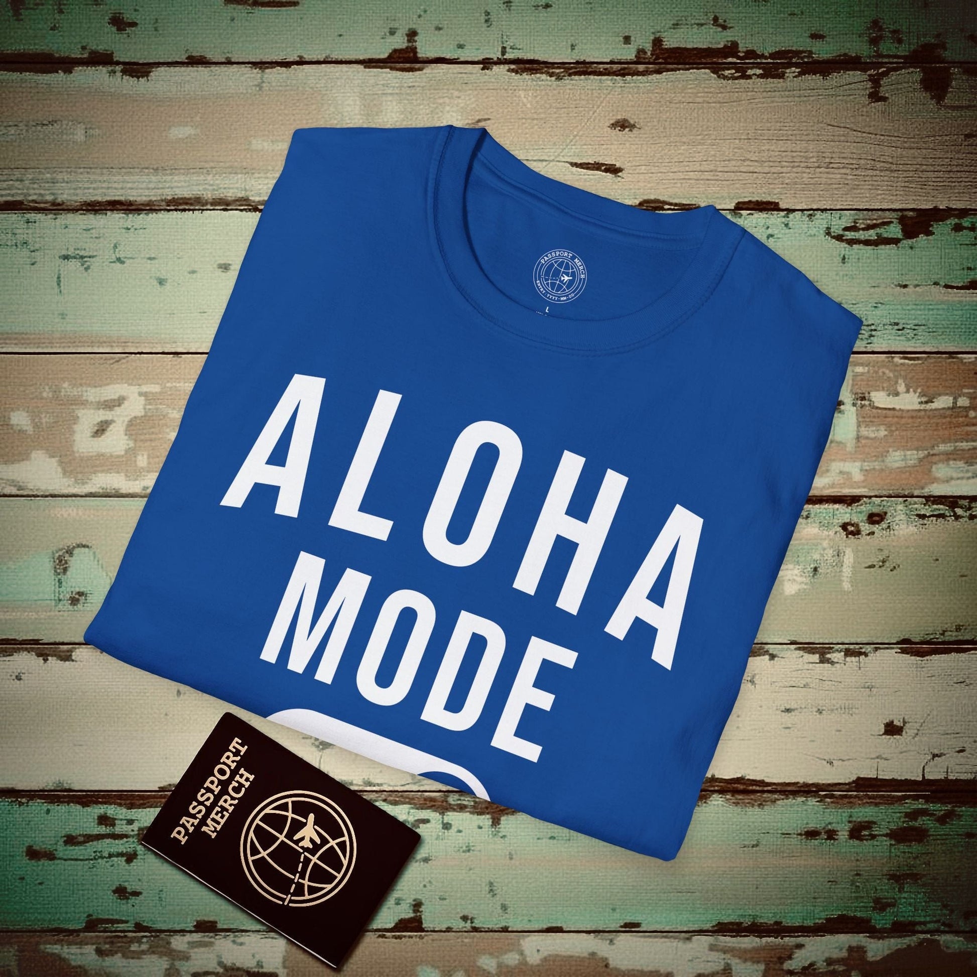 Aloha Mode ON, Hawaii T-Shirt Royal / S