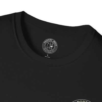 Aloha Oe, Stadium Aerial Sketch, Hawaii Back Print T-Shirt