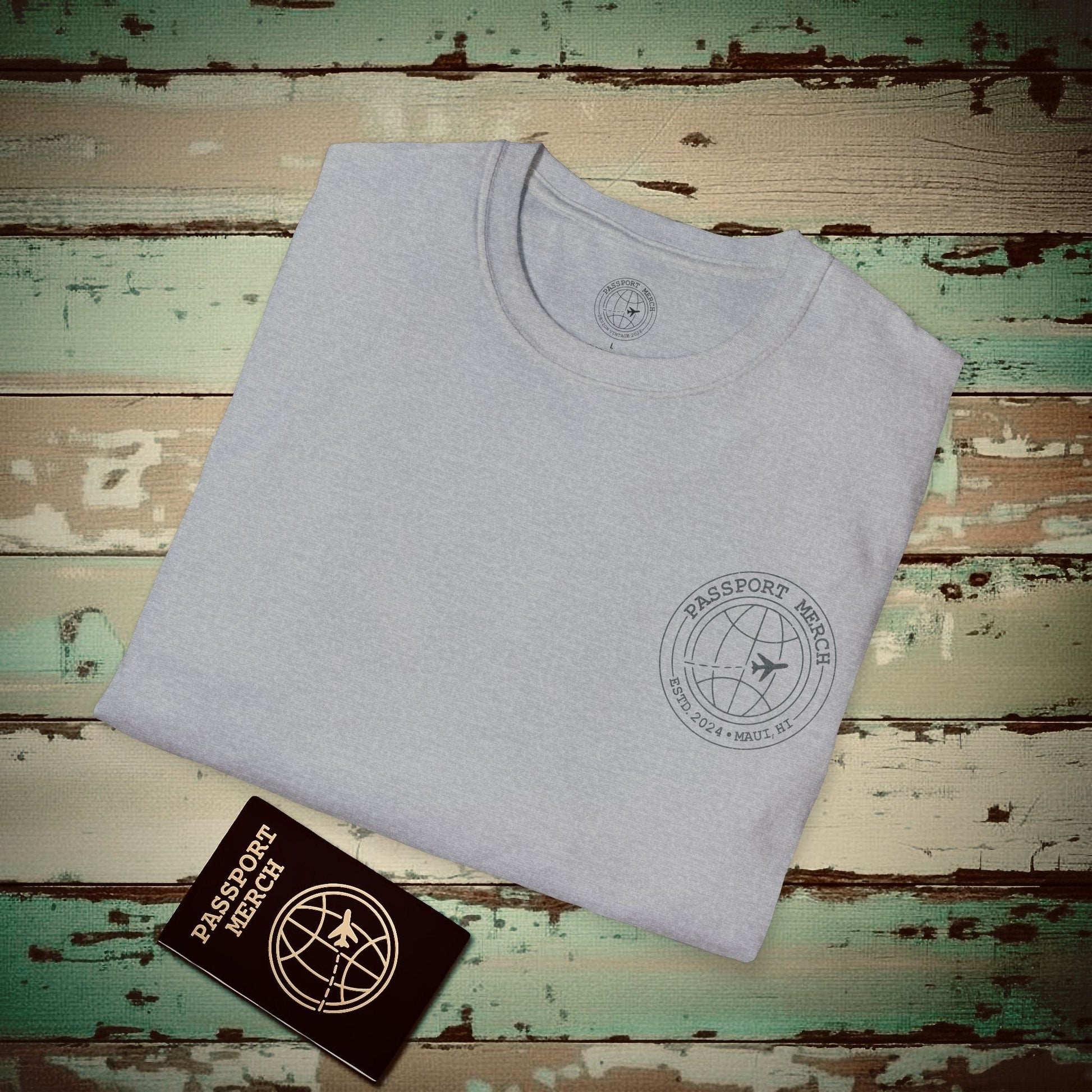 Aloha Oe, Stadium Aerial Sketch, Hawaii Back Print T-Shirt