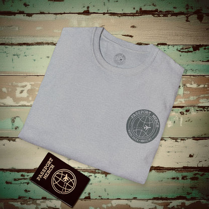 Aloha Stadium Wood Sketch Sunset, Hawaii Back Print T-Shirt