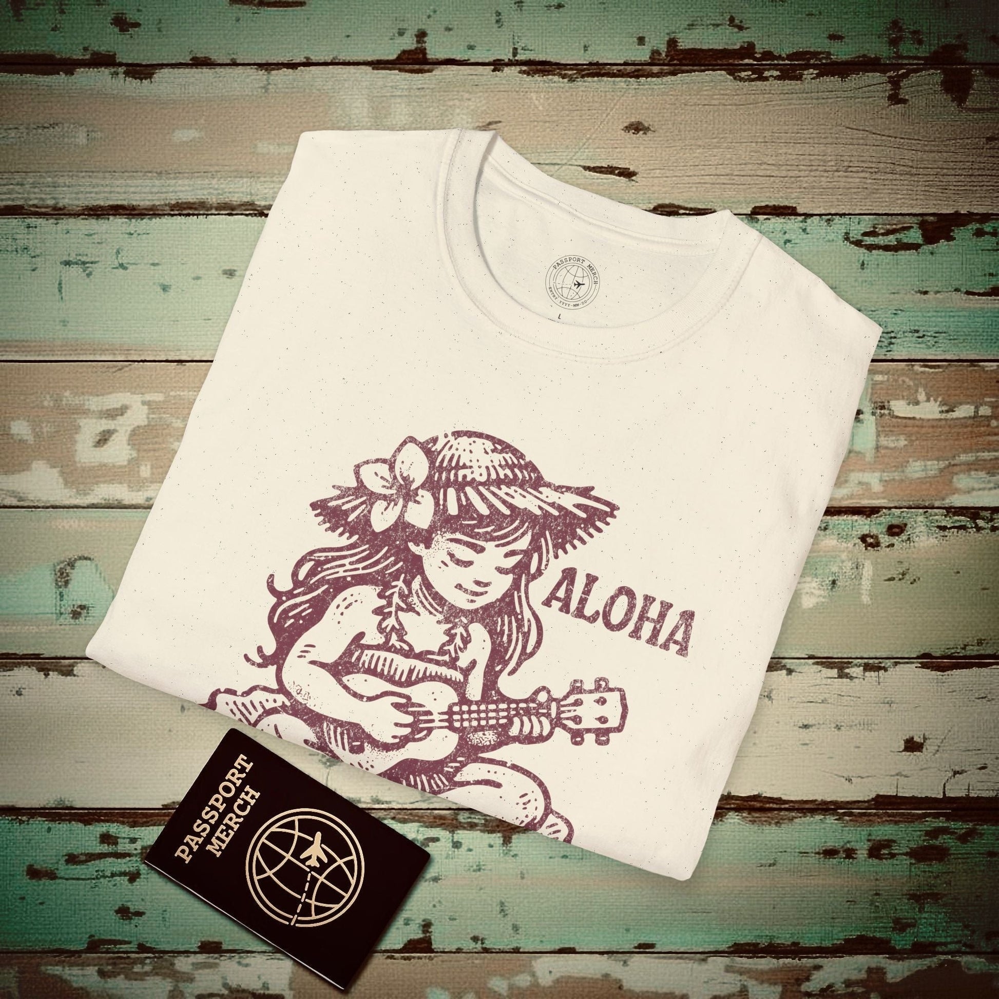 Aloha, Teach Them Well, Hawaii T-Shirt Natural / S