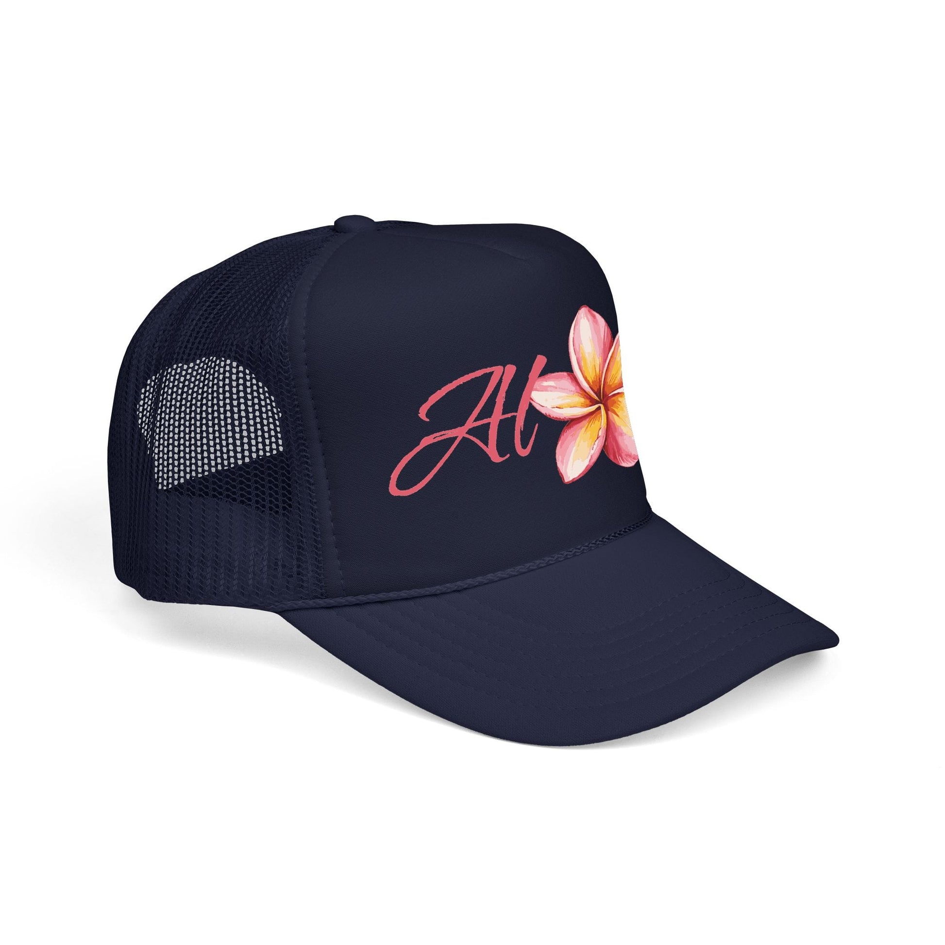 Aloha Watercolor Plumeria, Hawaii Trucker Hat