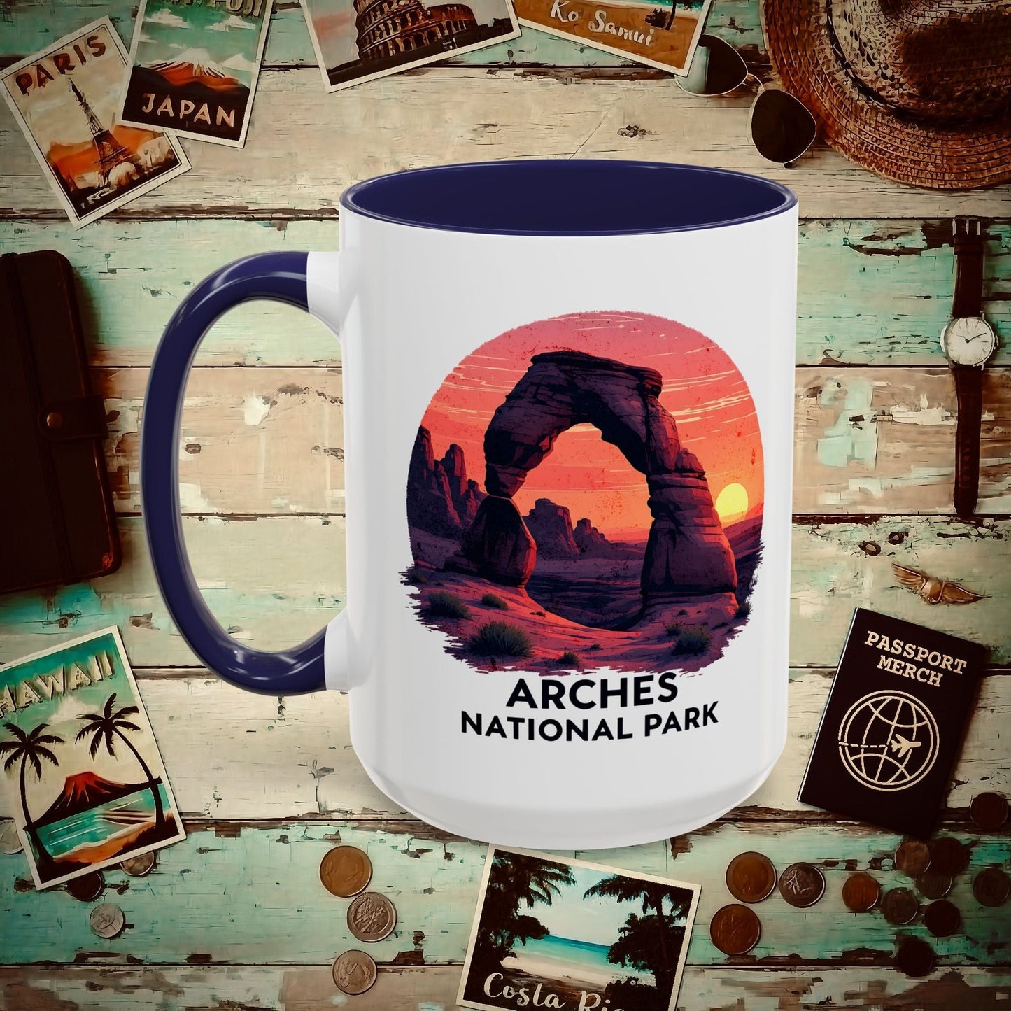 Arches National Park, Utah 15oz Mug Navy / 15oz