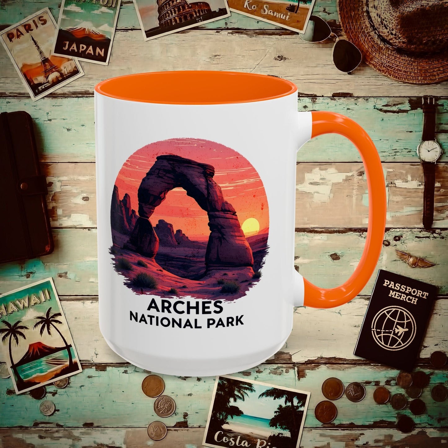 Arches National Park, Utah 15oz Mug Orange / 15oz